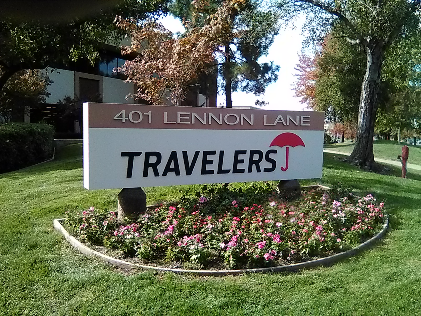 Travelers Insurance - Walnut Creek, CA - Amcoe Sign Company