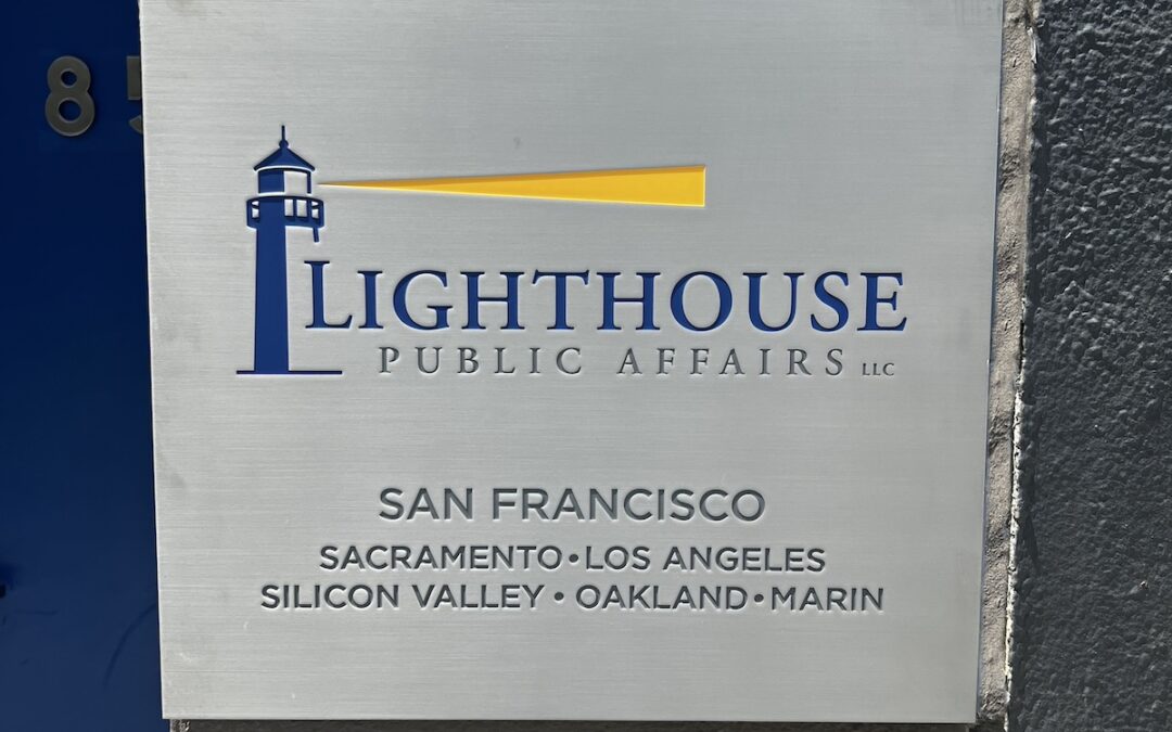Lighthouse Public Affairs – Etched Plaque – San Francisco